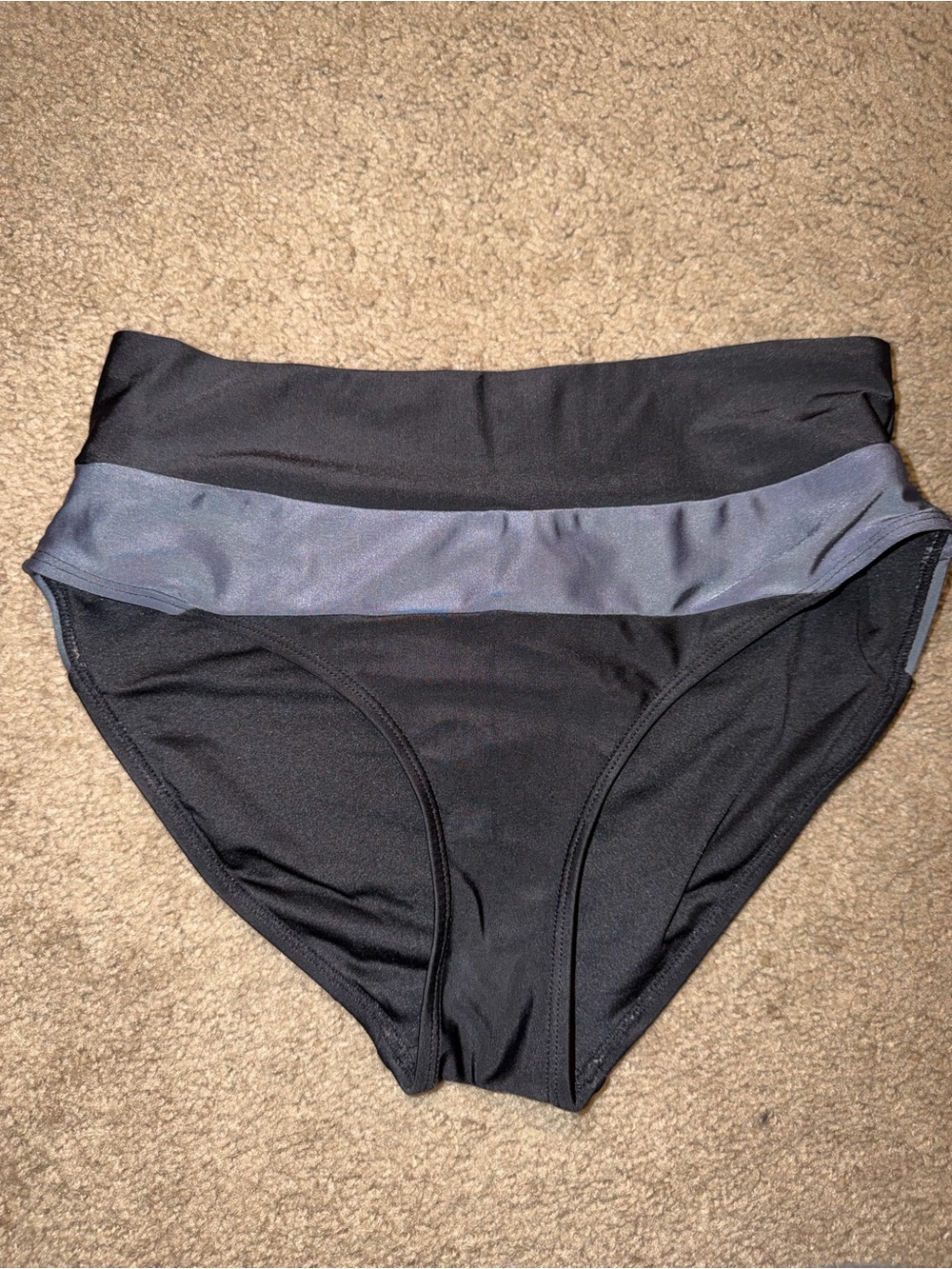 Nani Swim Women’s High Waist Black Swim Bottom